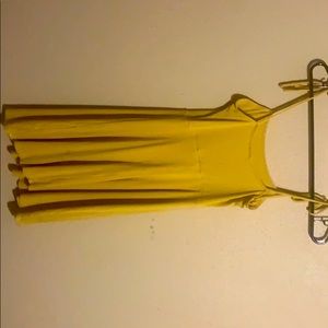 Bright Yellow Short Dress